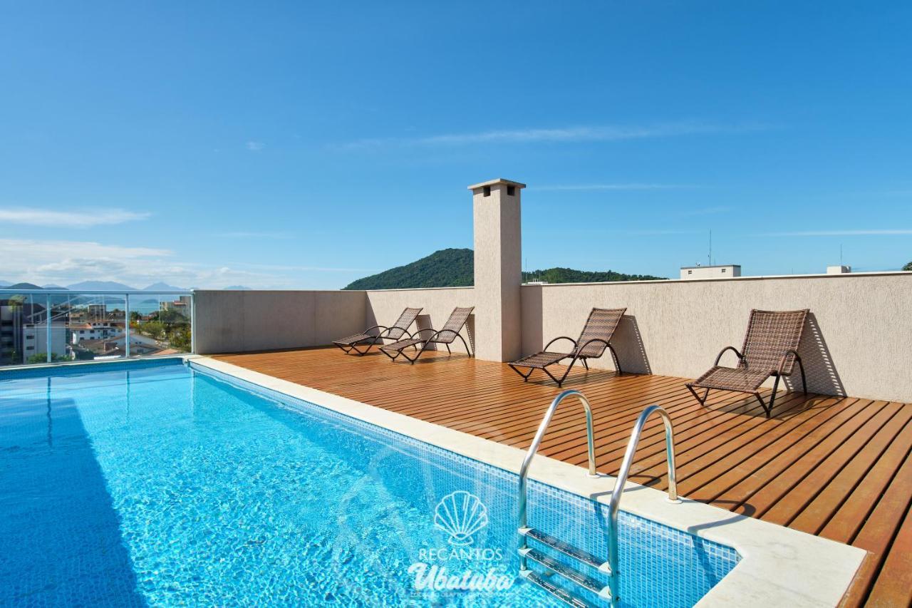 Apartamento Estudio Moderno, Com Churrasqueira, Wifi, Ac E Piscina, No Itagua Em Ubatuba, Recanto 113 *