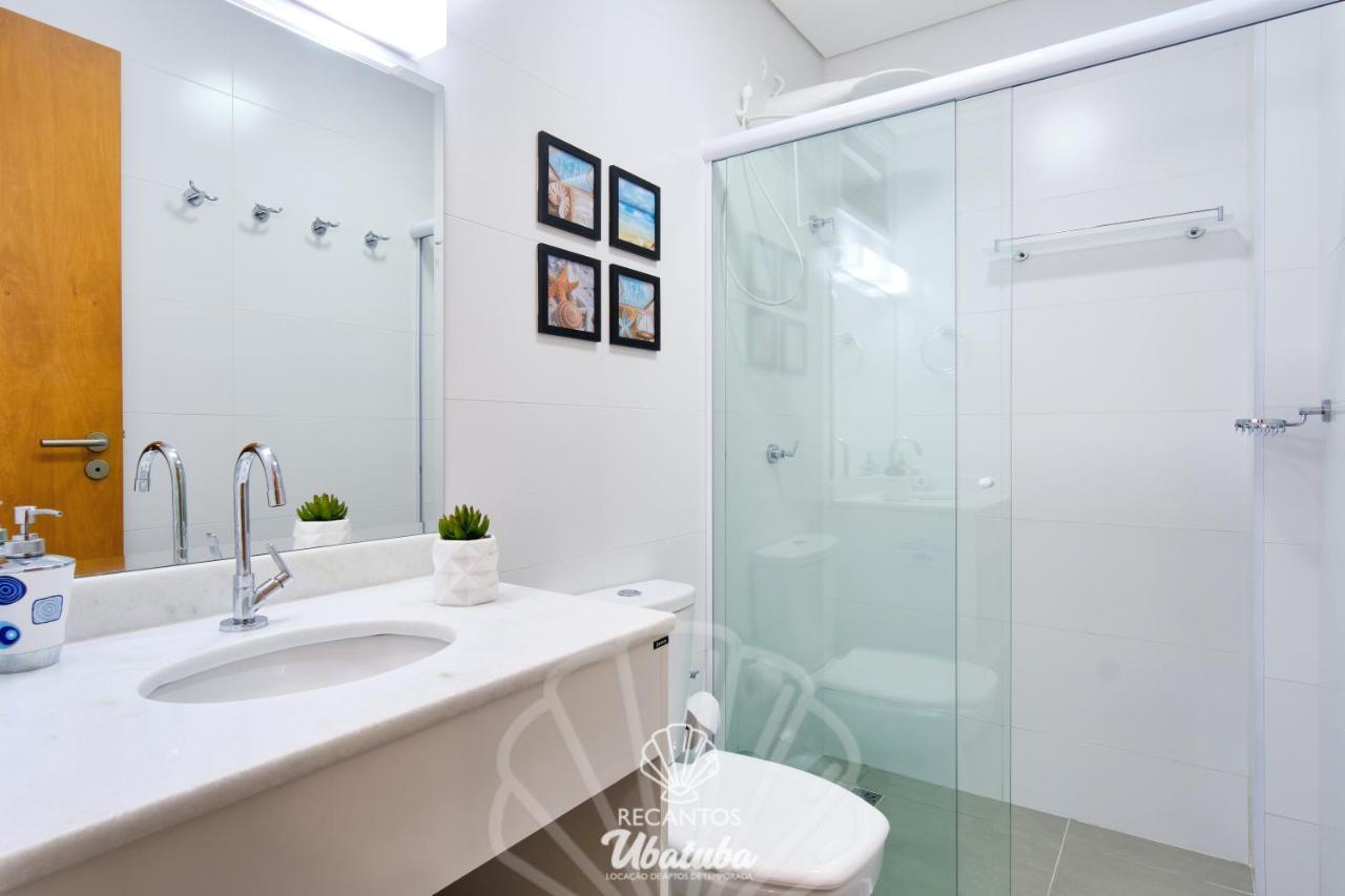 Apartamento Estudio Moderno, Com Churrasqueira, Wifi, Ac E Piscina, No Itagua Em Ubatuba, Recanto 113