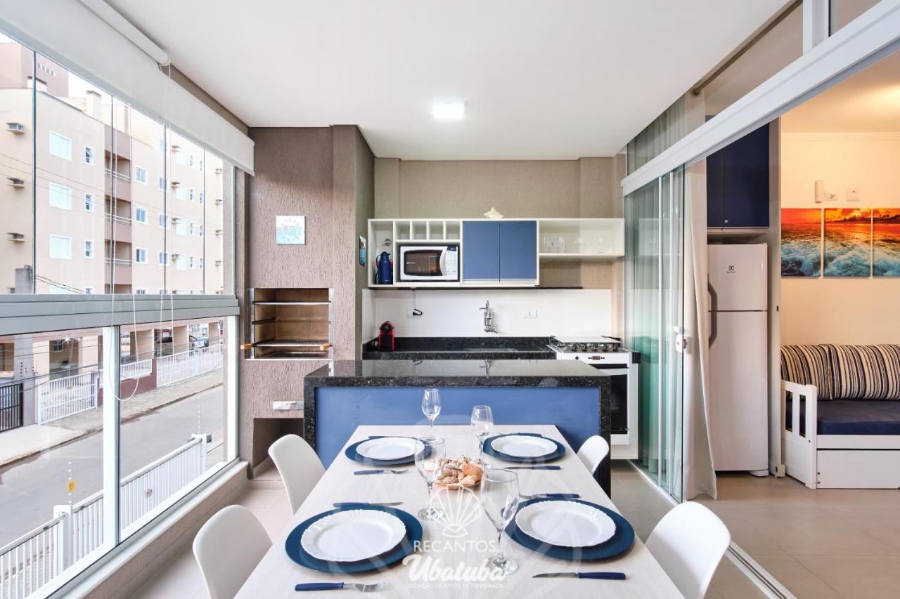 Estudio Moderno, Com Churrasqueira, Wifi, Ac E Piscina, No Itagua Em Ubatuba, Recanto 113